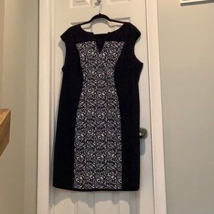 navy blue slip dress